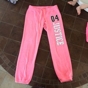 Pink Justice Girls Sweatpants